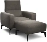 Kreslo s taburetom Cosy