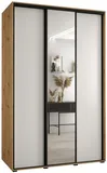 Skriňa s posuvnými dverami so zrkadlom vysoká Davos 3 150 hĺbka 60 cm