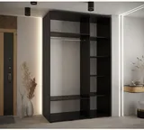 Skriňa s posuvnými dverami so zrkadlom vysoká Davos 3 150 hĺbka 60 cm