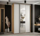 Skriňa s posuvnými dverami so zrkadlom vysoká Davos 3 150 hĺbka 60 cm