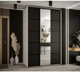 Skriňa s posuvnými dverami so zrkadlom Cannes 5 160 cm 60 cm hĺbky