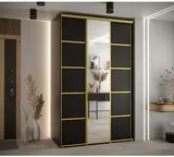 Skriňa s posuvnými dverami so zrkadlom Cannes 5 160 cm 60 cm hĺbky