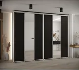Skriňa s posuvnými dverami so zrkadlom vysoká Davos 3 300 hĺbka 45 cm