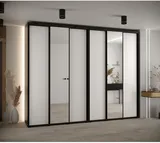 Skriňa s posuvnými dverami so zrkadlom vysoká Davos 3 300 hĺbka 45 cm