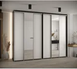 Skriňa s posuvnými dverami so zrkadlom vysoká Davos 3 300 hĺbka 45 cm