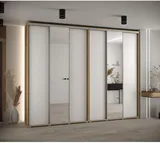 Skriňa s posuvnými dverami so zrkadlom vysoká Davos 3 300 hĺbka 45 cm