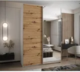 Skriňa s posuvnými dverami so zrkadlom Lux 3 200