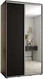 Posuvná skriňa so zrkadlom vysoká Davos 3 130 hĺbka 60 cm
