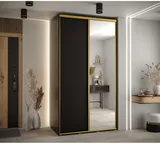 Posuvná skriňa so zrkadlom vysoká Davos 3 130 hĺbka 60 cm