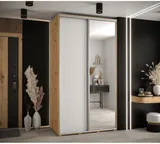 Posuvná skriňa so zrkadlom vysoká Davos 3 130 hĺbka 60 cm
