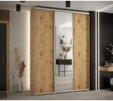 Skriňa s posuvnými dverami so zrkadlom vysoká Davos 3 180 hĺbka 45 cm