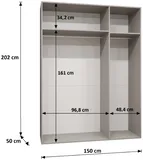 Otváracia skriňa Marbella 1 150 cm