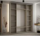 Skriňa s posuvnými dverami vysoká Dakota 8 190 hĺbka 60 cm výška 235,2 cm
