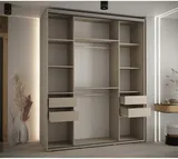 Skriňa s posuvnými dverami vysoká Dakota 8 190 hĺbka 60 cm výška 235,2 cm