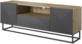 TV stolík Asha 167 na kovovom ráme