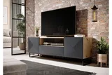 TV stolík Asha 167 na kovovom ráme