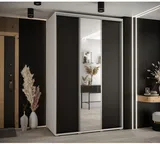 Skriňa s posuvnými dverami so zrkadlom vysoká Davos 3 160 hĺbka 60 cm
