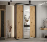 Skriňa s posuvnými dverami so zrkadlom vysoká Davos 3 160 hĺbka 60 cm