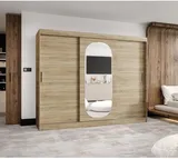 Skriňa s posuvnými dverami so zrkadlom Royal 250 cm