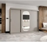 Skriňa s posuvnými dverami so zrkadlom Royal 250 cm