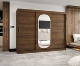Skriňa s posuvnými dverami so zrkadlom Royal 250 cm