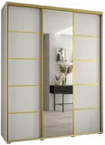 Skriňa s posuvnými dverami so zrkadlom Cannes 5 190 cm 45 cm hĺbky