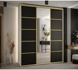 Skriňa s posuvnými dverami so zrkadlom Cannes 5 190 cm 45 cm hĺbky