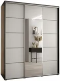 Skriňa s posuvnými dverami so zrkadlom Davos 5 190 cm 60 cm hĺbky