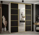 Skriňa s posuvnými dverami so zrkadlom Davos 5 190 cm 60 cm hĺbky