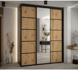 Skriňa s posuvnými dverami so zrkadlom Cannes 5 190 cm 60 cm hĺbky