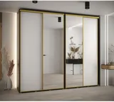 Skriňa s posuvnými dverami so zrkadlom vysoká Davos 3 270 hĺbka 45 cm