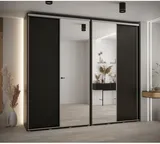 Skriňa s posuvnými dverami so zrkadlom vysoká Davos 3 270 hĺbka 45 cm