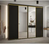 Skriňa s posuvnými dverami so zrkadlom vysoká Davos 3 270 hĺbka 45 cm