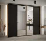 Skriňa s posuvnými dverami so zrkadlom vysoká Davos 3 270 hĺbka 45 cm