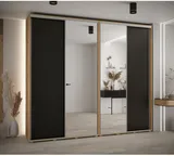 Skriňa s posuvnými dverami so zrkadlom vysoká Davos 3 270 hĺbka 45 cm