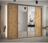 Skriňa s posuvnými dverami so zrkadlom vysoká Davos 3 270 hĺbka 45 cm