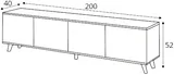 TV stolík 200 Random