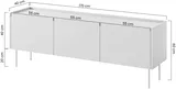 TV stolík Desin 170 cm s 2 zásuvkami