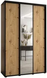 Skriňa s posuvnými dverami so zrkadlom vysoká Davos 3 160 hĺbka 45 cm