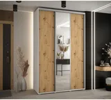 Skriňa s posuvnými dverami so zrkadlom vysoká Davos 3 160 hĺbka 45 cm