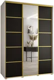 Skriňa s posuvnými dverami so zrkadlom Davos 5 180 cm 60 cm hĺbky