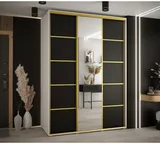 Skriňa s posuvnými dverami so zrkadlom Davos 5 180 cm 60 cm hĺbky
