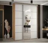 Skriňa s posuvnými dverami so zrkadlom Davos 5 180 cm 60 cm hĺbky
