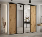 Skriňa s posuvnými dverami so zrkadlom vysoká Davos 3 240 hĺbka 60 cm
