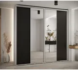 Skriňa s posuvnými dverami so zrkadlom vysoká Davos 3 240 hĺbka 60 cm