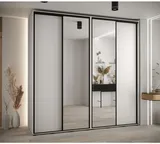 Skriňa s posuvnými dverami so zrkadlom vysoká Davos 3 240 hĺbka 60 cm
