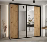 Skriňa s posuvnými dverami so zrkadlom vysoká Davos 3 240 hĺbka 60 cm