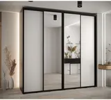 Skriňa s posuvnými dverami so zrkadlom vysoká Davos 3 240 hĺbka 60 cm