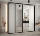 Skriňa s posuvnými dverami so zrkadlom vysoká Davos 3 240 hĺbka 60 cm