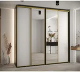 Skriňa s posuvnými dverami so zrkadlom vysoká Davos 3 240 hĺbka 60 cm